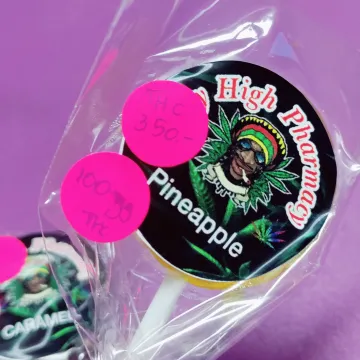THC Pineapple Lollipop from 420 Medical Dispensary Pattaya