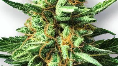 Picture of a Tropical Banana Cannabis bud from Ganjacy.com