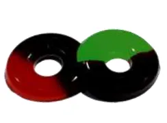 Licorice and fruit CBD donuts