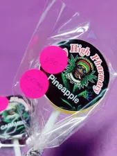 THC Pineapple Lollipop from 420 Medical Dispensary Pattaya